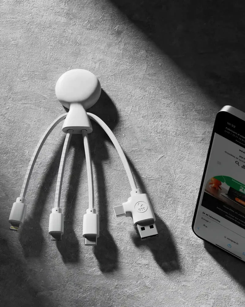 Multicable NFC plástico reciclado Mr Bio para personalizar
