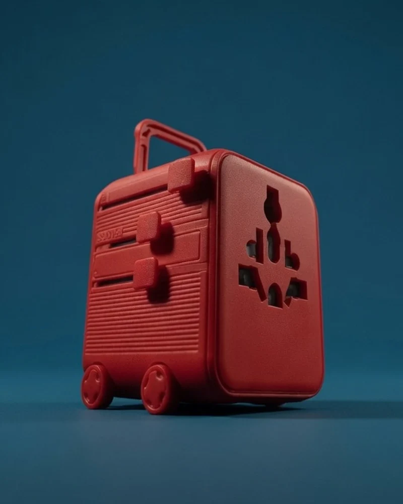 Adaptador universal Luggie carga rápida para personalizar