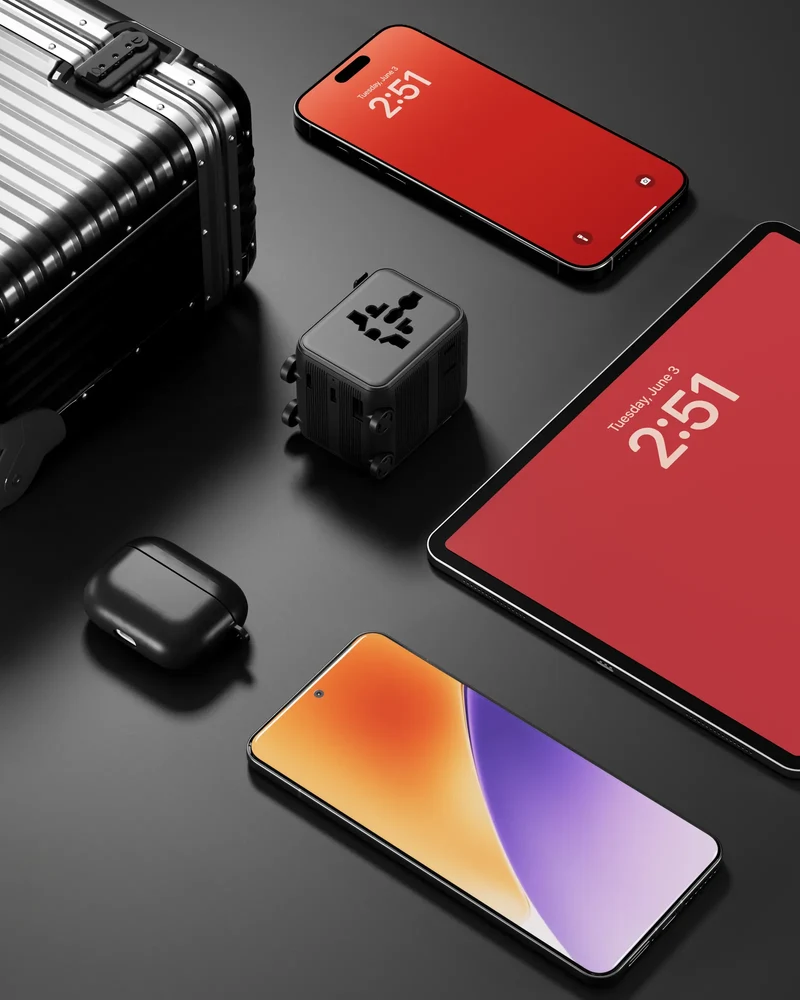 Adaptador universal Luggie carga rápida para personalizar