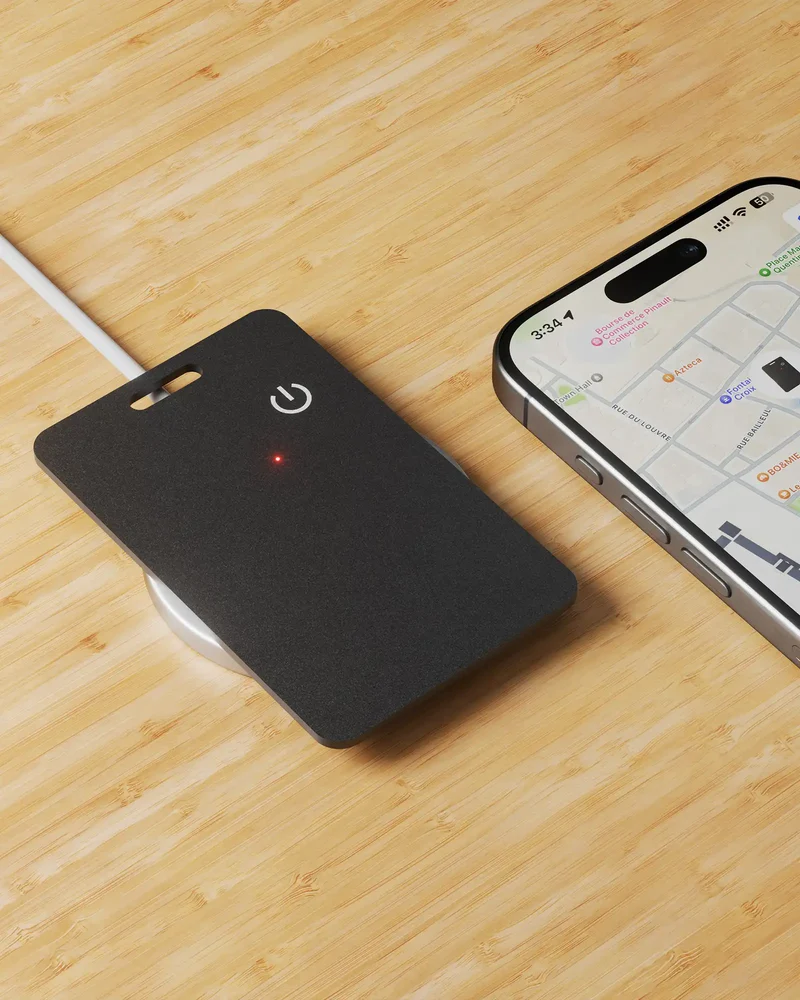 Localizador con carga por inducción para personalizar