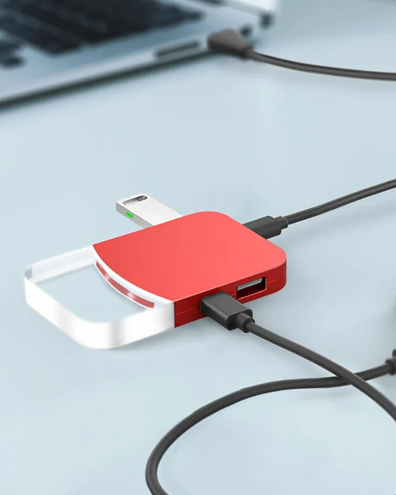 Hub de carga USB y USB-C Mini Ilo para personalizar