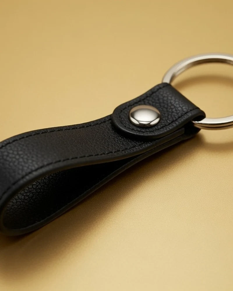 Llavero de cuero reciclado Iné para personalizar
