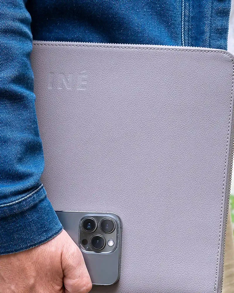Funda para portátil cuero reciclado 14/15" para personalizar