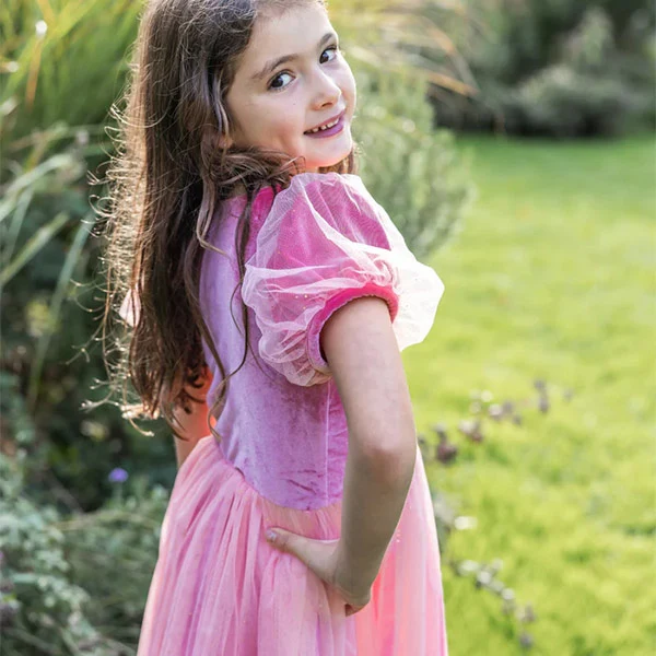 Vestido Princesa Rosé Sorbet Talla 5 a 6 Años Great Pretenders