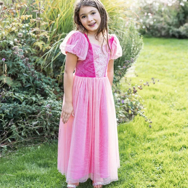 Vestido Princesa Rosé Sorbet Talla 5 a 6 Años Great Pretenders