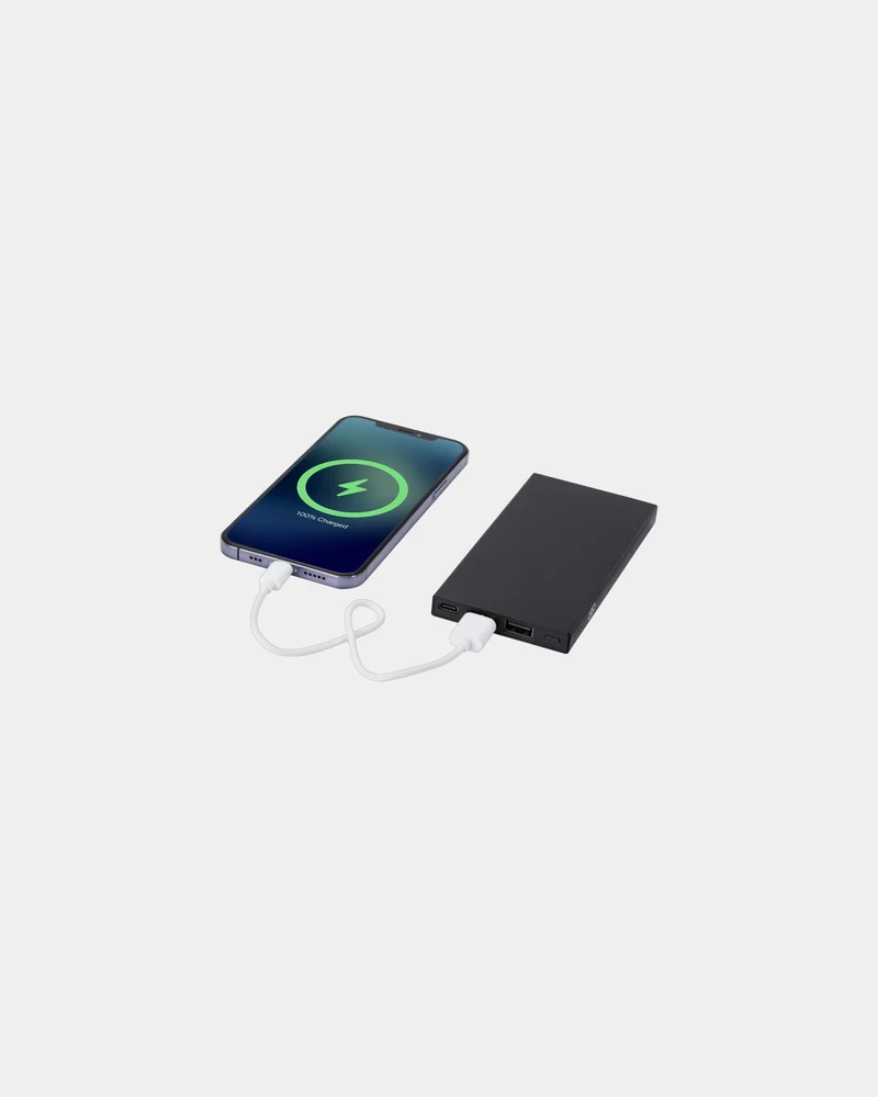 Power bank aluminio reciclado 5.000 mAh para personalizar