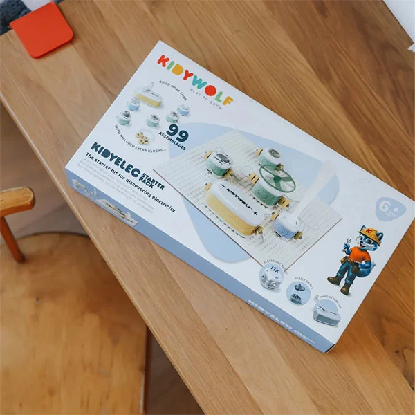 Mi Primer Kit Eléctrico Kidywolf Iniciación 11 Piezas Kidyelec