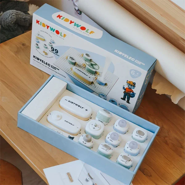 Mi Primer Kit Eléctrico Kidywolf Iniciación 11 Piezas Kidyelec