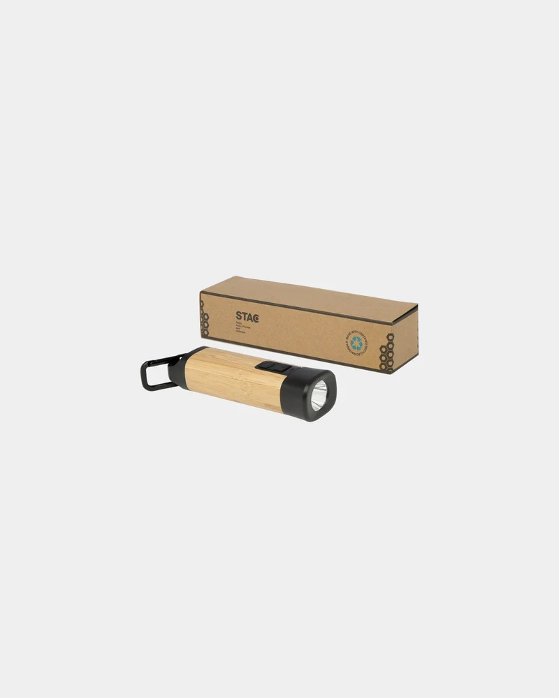 Linterna reciclada bambú Kuma para personalizar