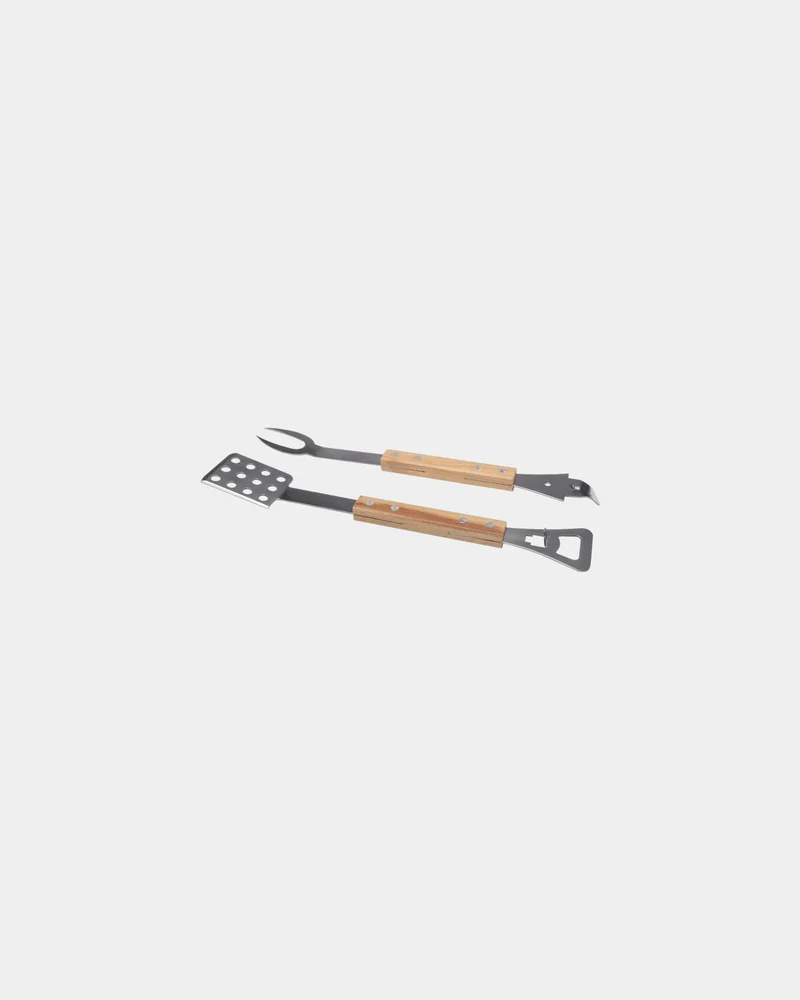 Set barbacoa 4 en 1 acero reciclado para personalizar