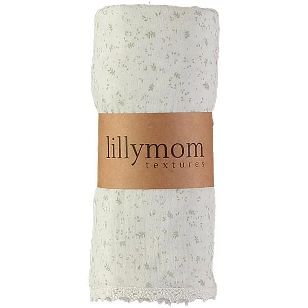 Muselina Lillymom Algodón Orgánico Plaid Paris Forest XXL