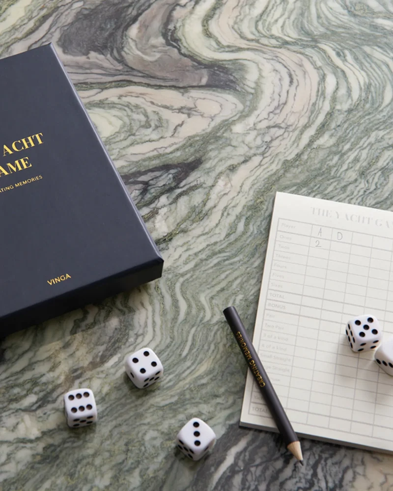 Juego de dados Vinga The Yacht para personalizar