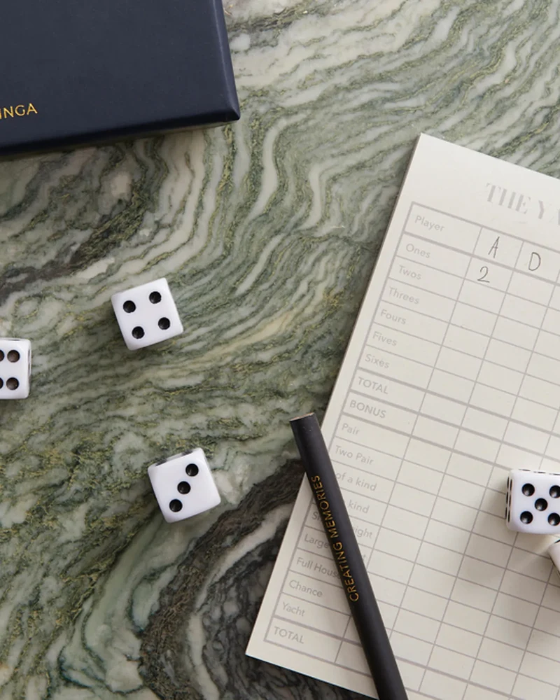 Juego de dados Vinga The Yacht para personalizar