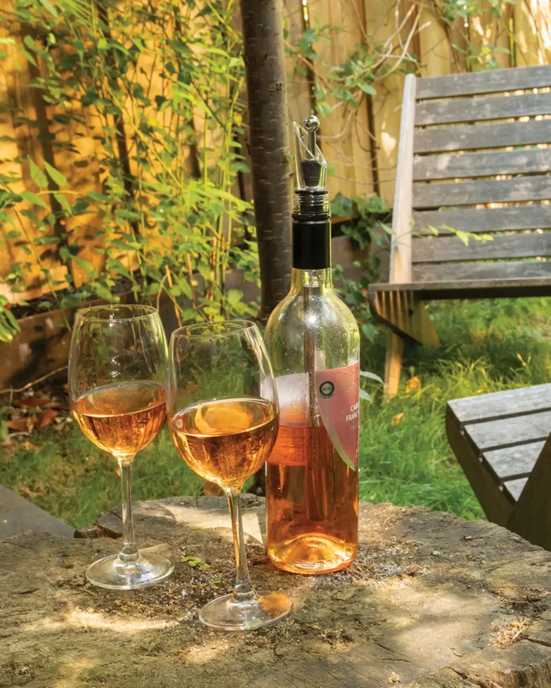 Vertedor aireador de vino acero inoxidable para personalizar