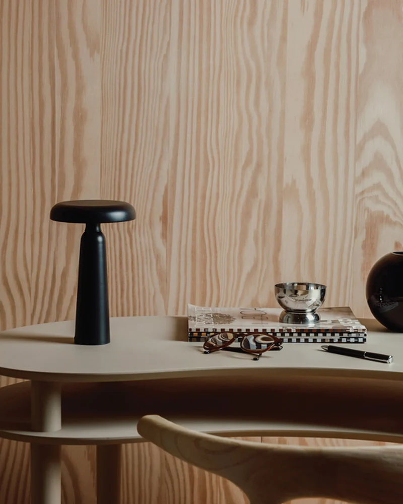 Lámpara de mesa reciclada Vinga Avery para personalizar