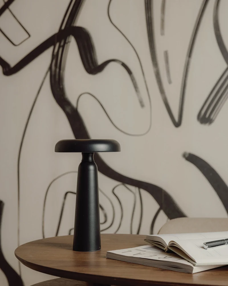 Lámpara de mesa reciclada Vinga Avery para personalizar