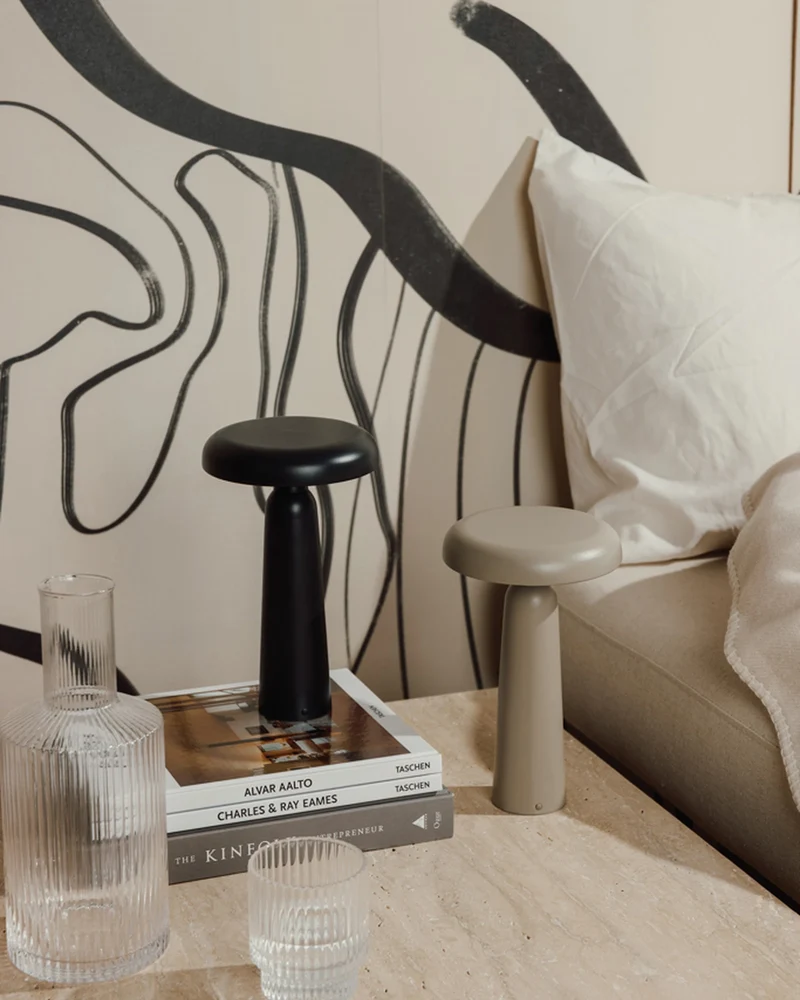 Lámpara de mesa reciclada Vinga Avery para personalizar