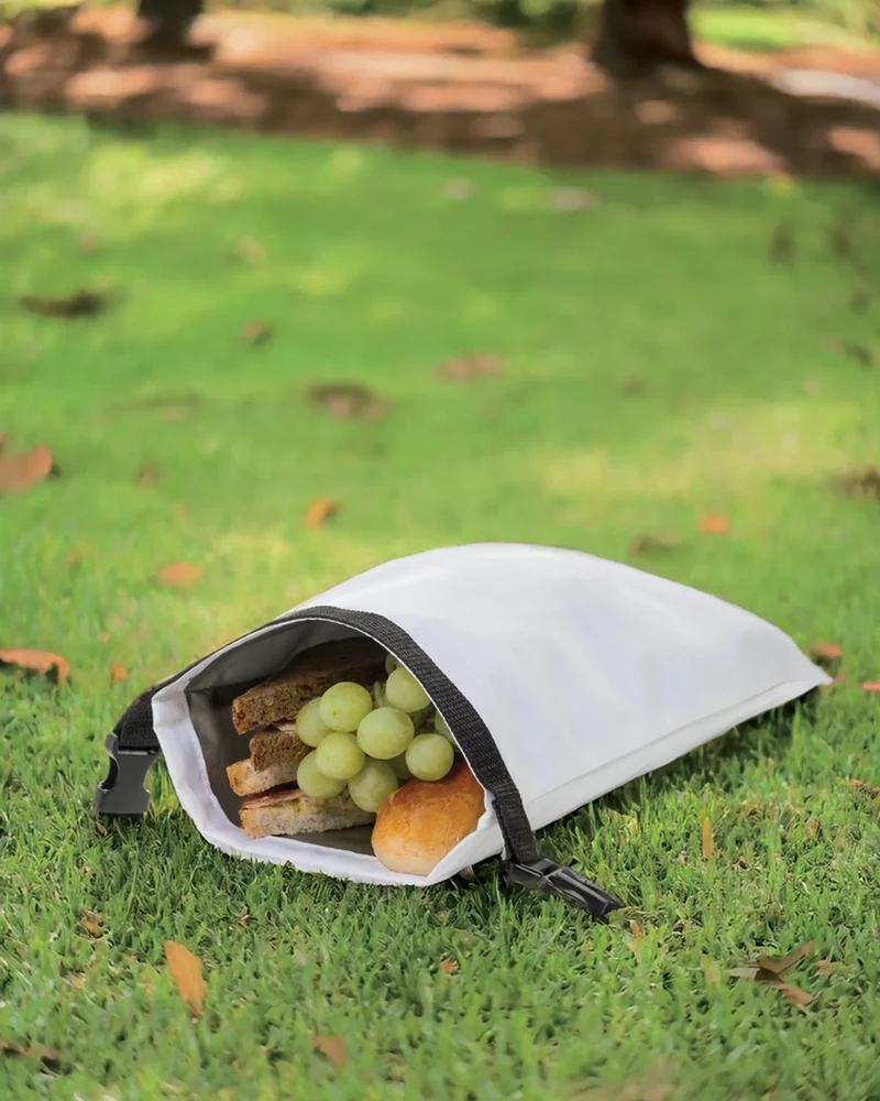 Bolsa portaalimentos plegable rPET 4L para personalizar
