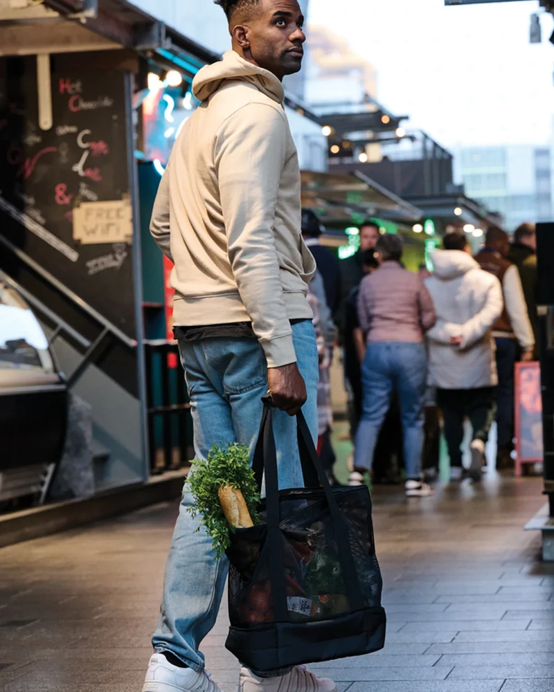 Bolsa tote térmica reciclada rPET 20L para personalizar