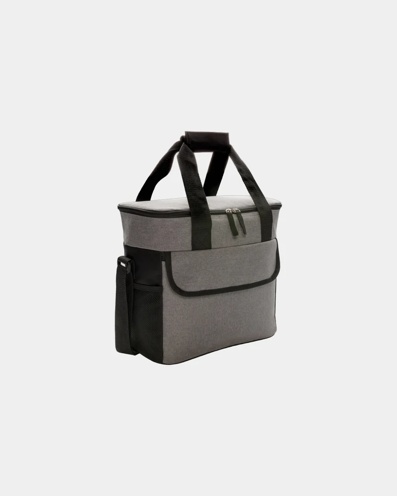 Bolsa térmica poliéster 14,5L gris para personalizar