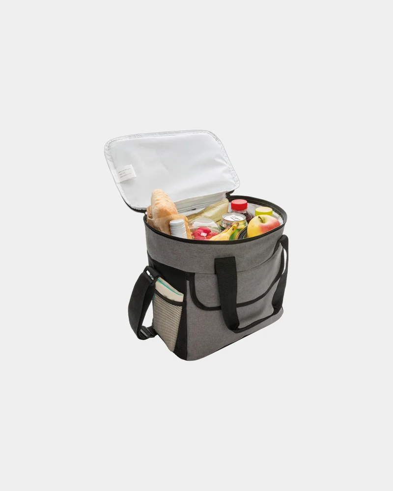 Bolsa térmica poliéster 14,5L gris para personalizar