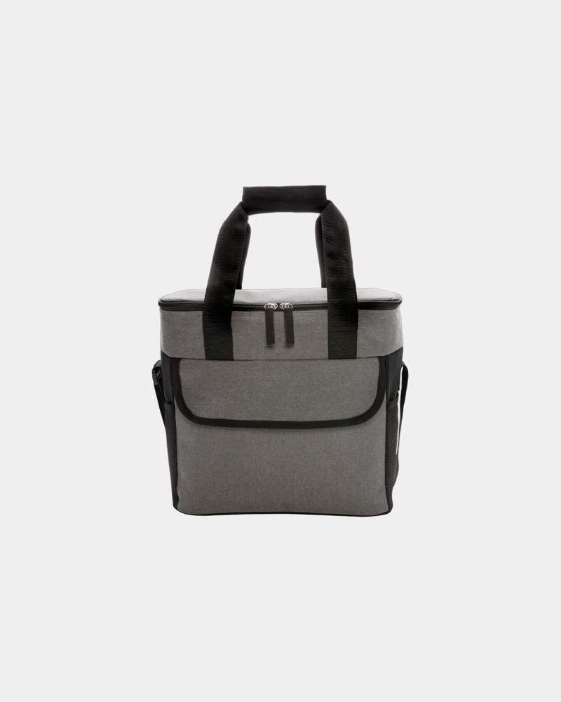 Bolsa térmica poliéster 14,5L gris para personalizar