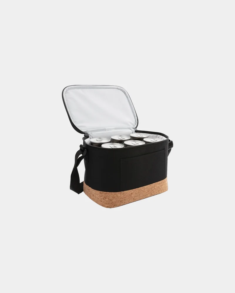 Bolsa térmica de poliéster con corcho para personalizar