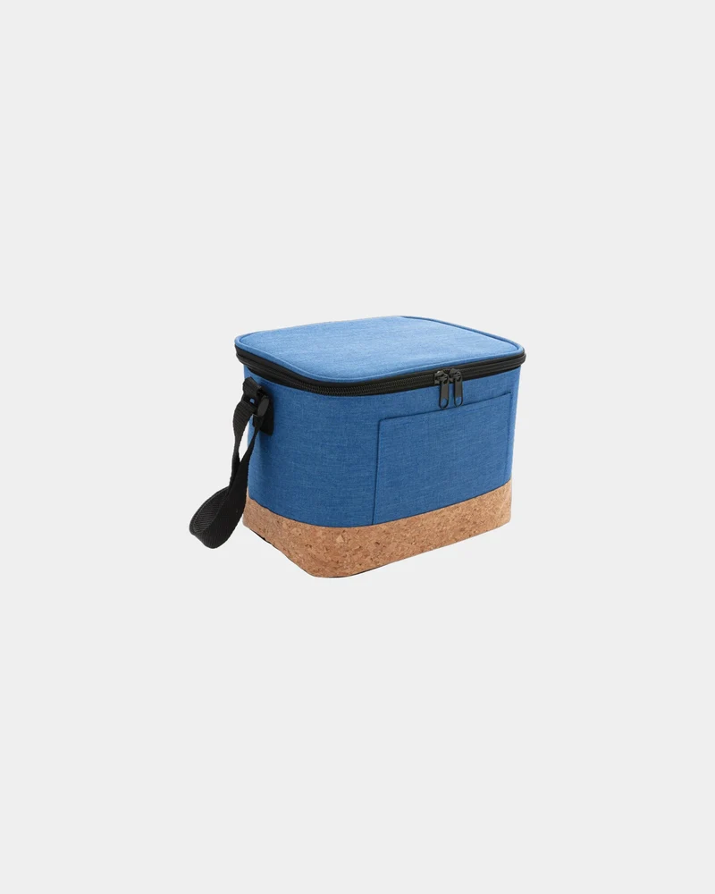 Bolsa térmica de poliéster con corcho para personalizar