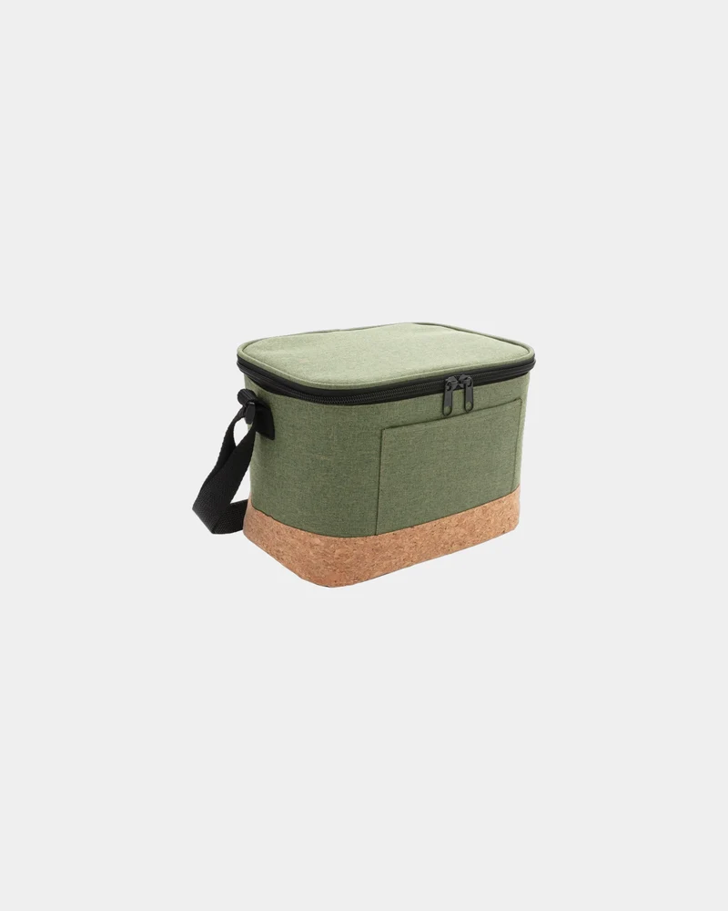 Bolsa térmica de poliéster con corcho para personalizar