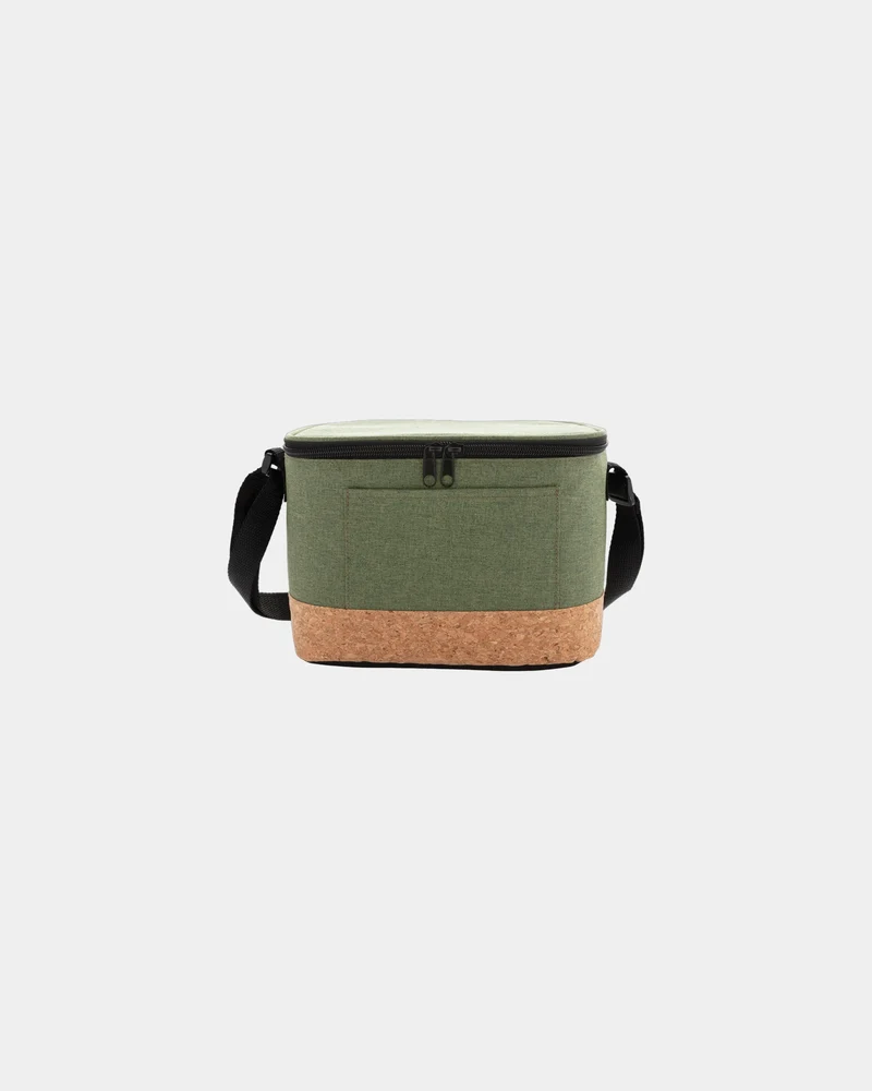 Bolsa térmica de poliéster con corcho para personalizar