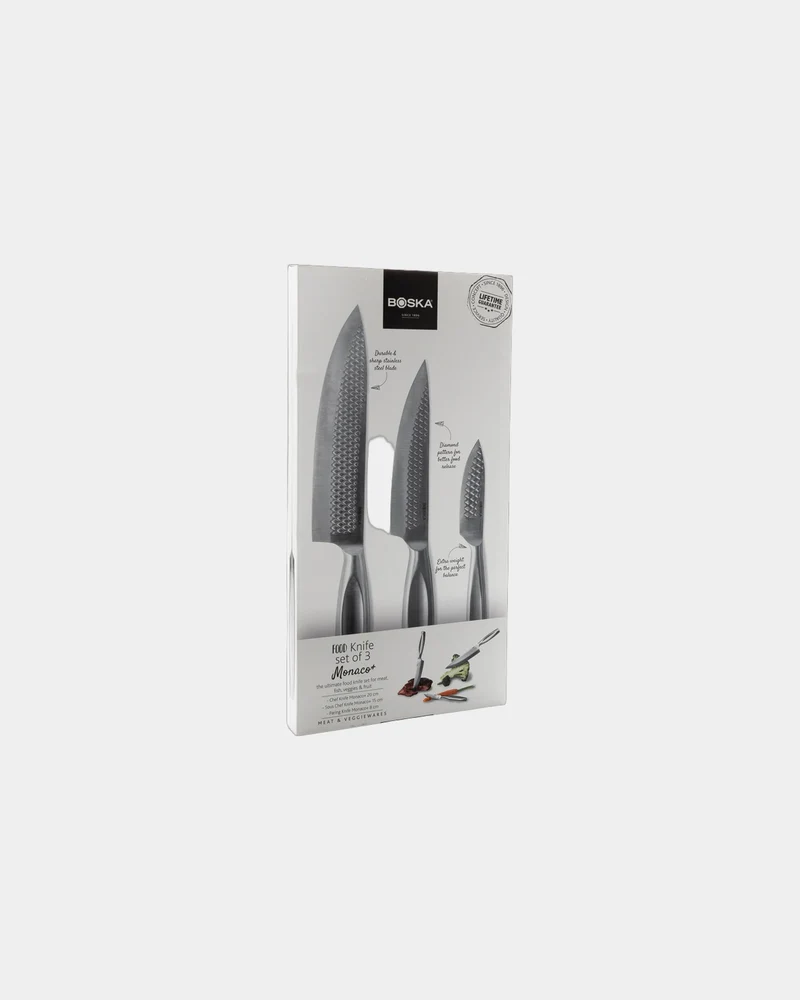 Set de 3 cuchillos de cocina Boska Monaco+ para personalizar