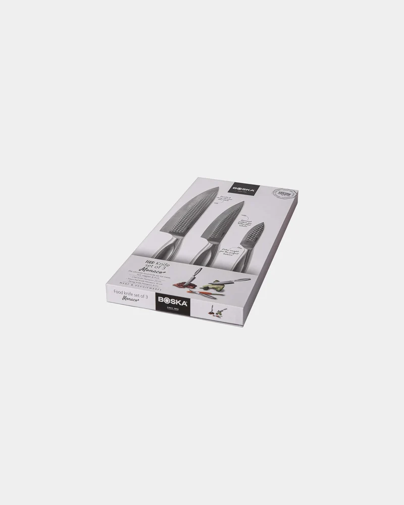 Set de 3 cuchillos de cocina Boska Monaco+ para personalizar