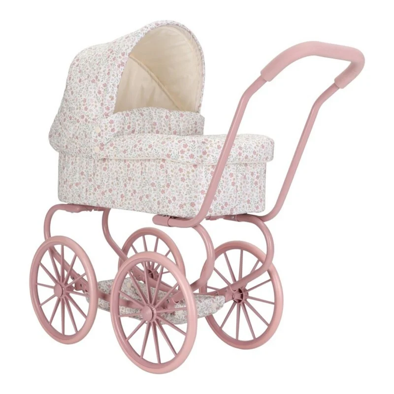 Carrito Muñecas de Metal con Flores - Little Dutch
