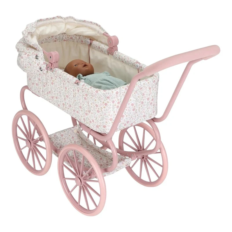 Carrito Muñecas de Metal con Flores - Little Dutch