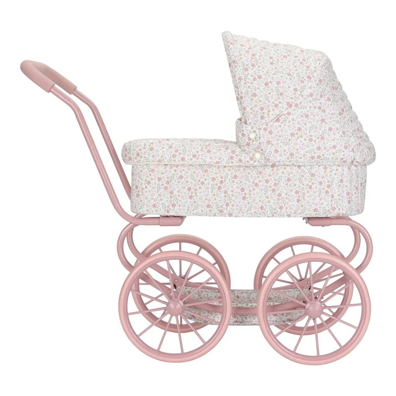 Carrito Muñecas de Metal con Flores - Little Dutch