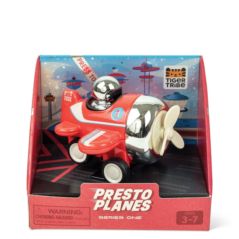 Aviones de Carreras Retro Miniatura - Tiger Tribe