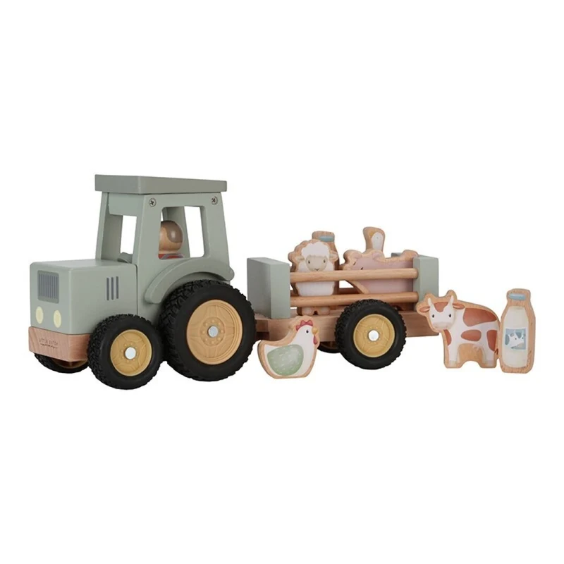 Tractor con trailer granja - Little dutch