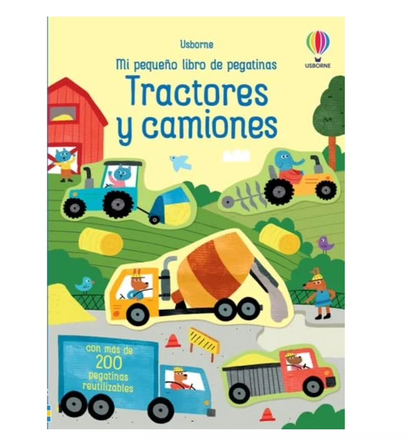 Mi pequeño libro de pegatinas - Tractores y camiones
