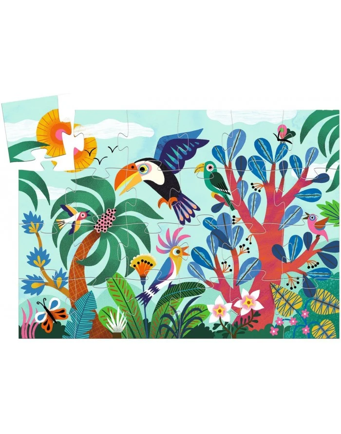 Puzzle silueta Tucán - Djeco