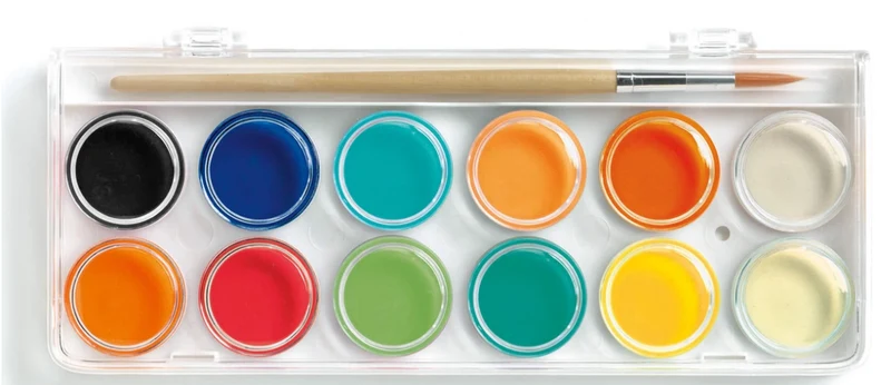 12 pinturas aguadas clásicas