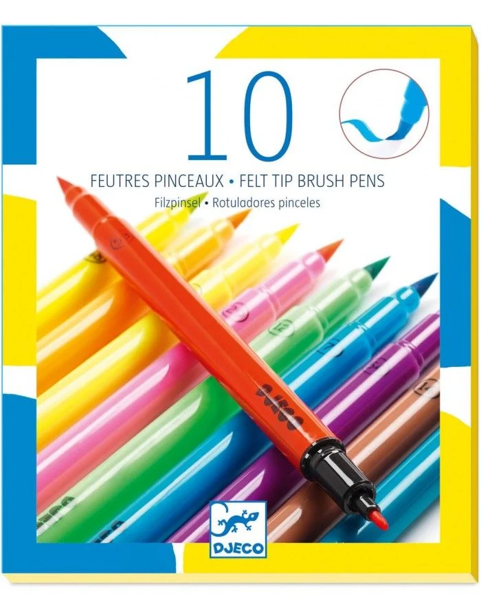 10 Rotuladores pincel pop