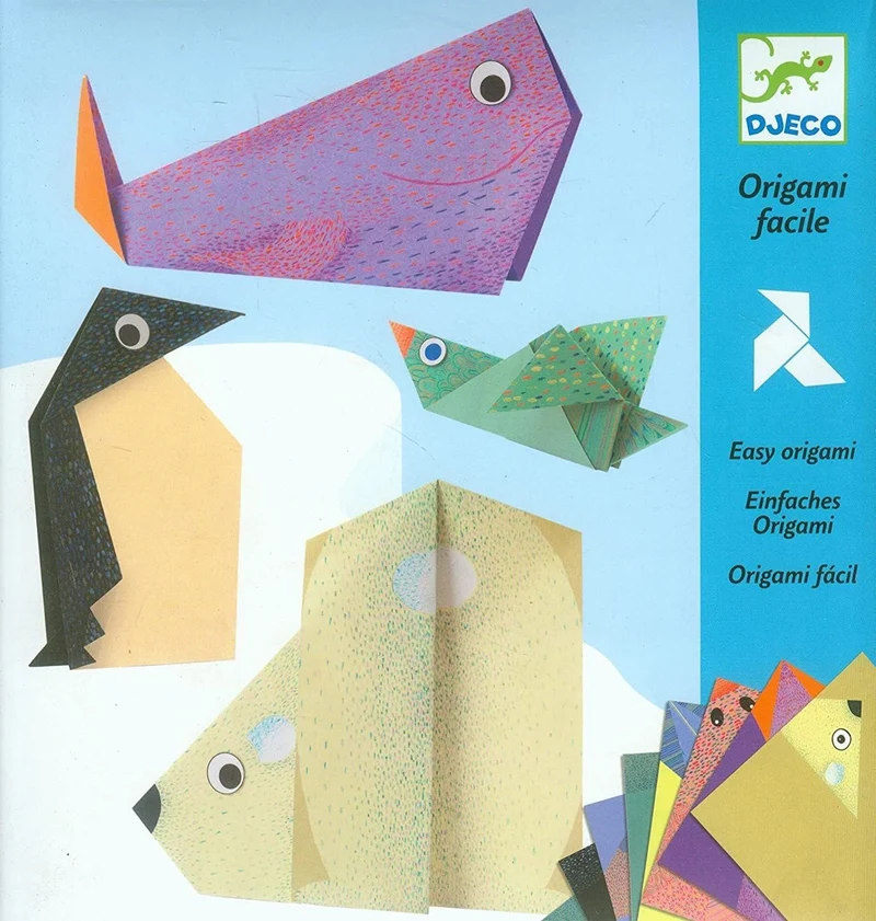 Papiroflexia origami animales polares - Djeco