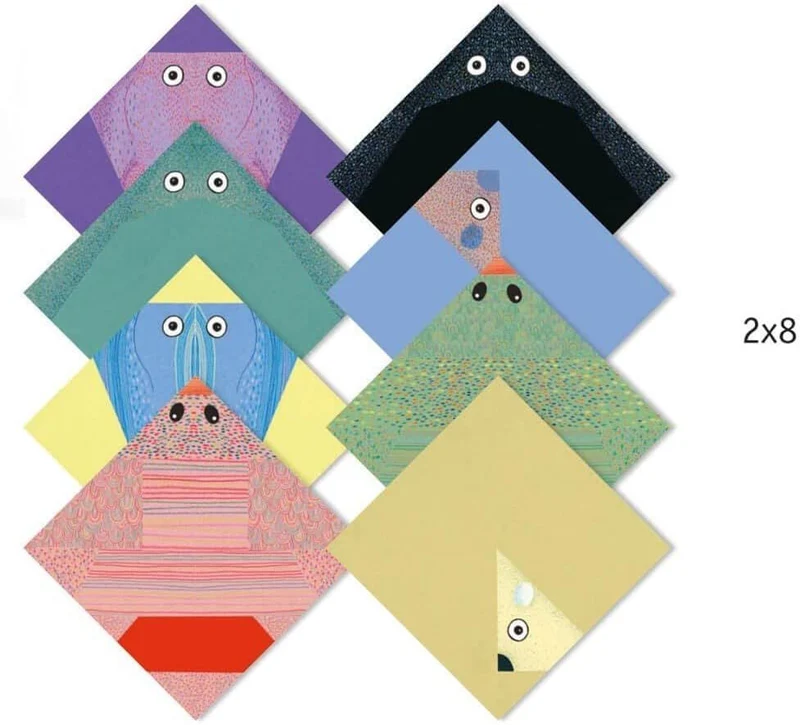 Papiroflexia origami animales polares - Djeco