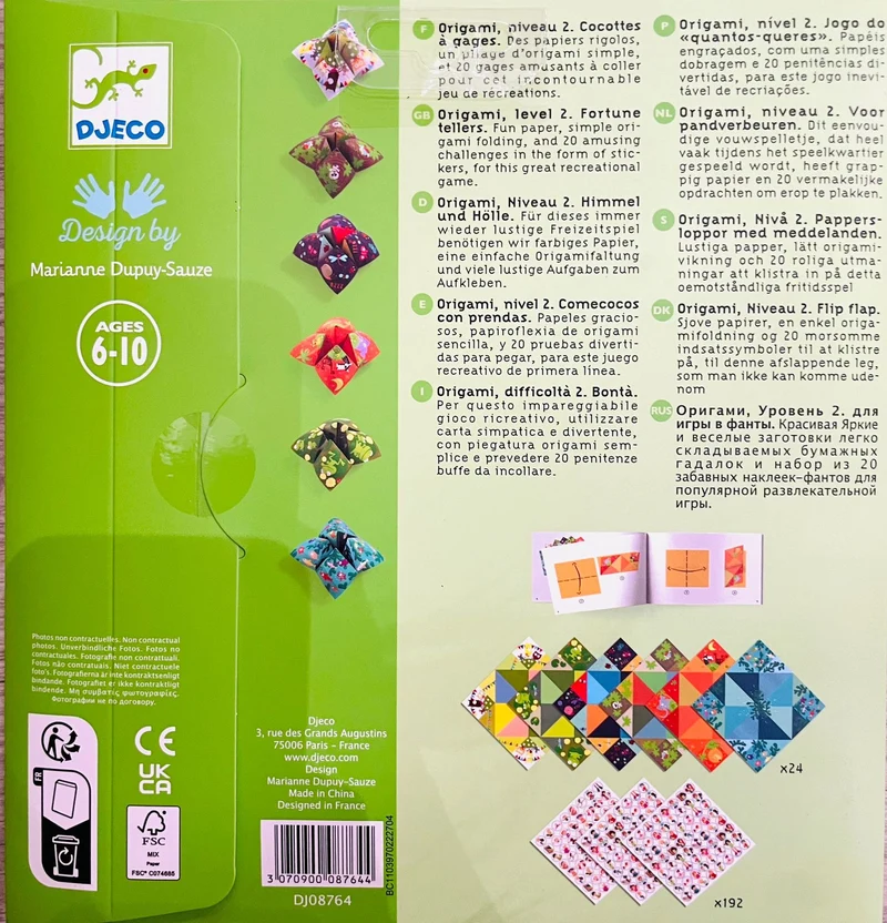 Papiroflexia origami Comecocos - Djeco
