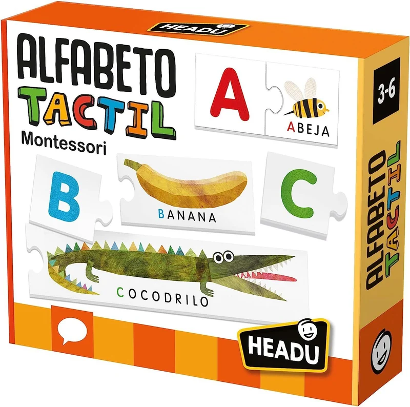 Alfabeto táctil Montessori - Headu