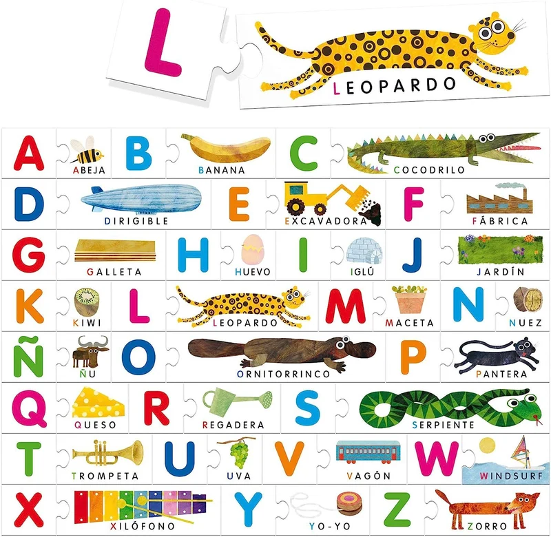 Alfabeto táctil Montessori - Headu
