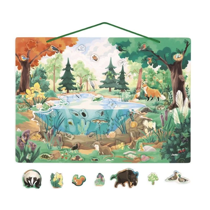 Puzzle magnético El estanque - Janod (Liquidación)