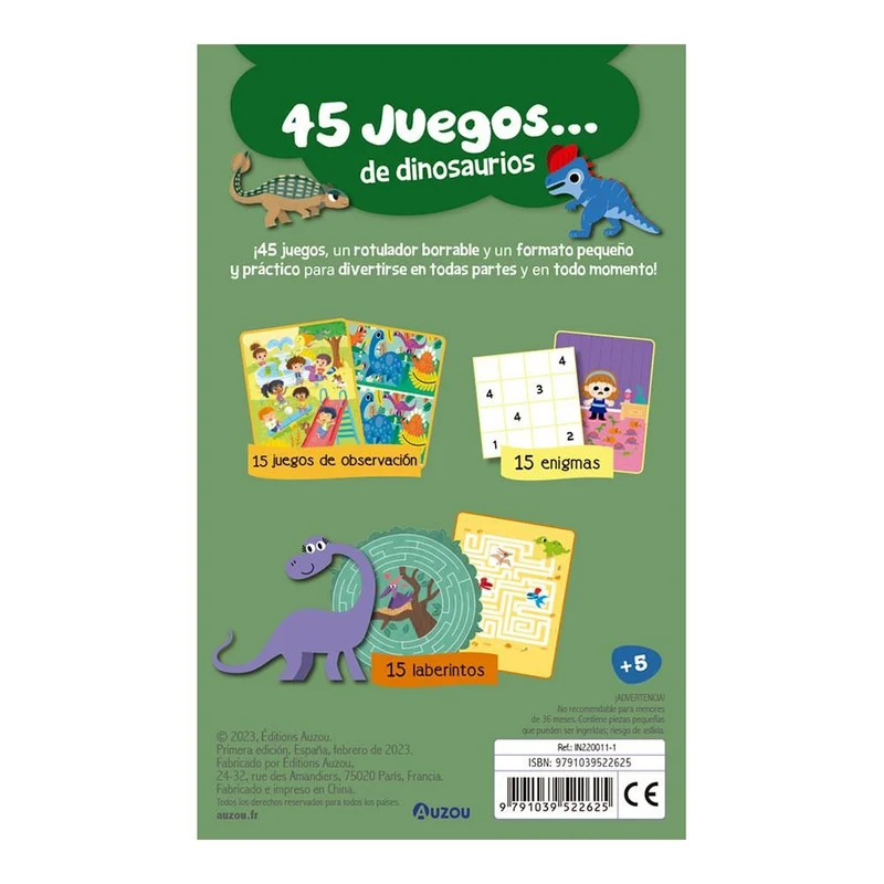 45 Juegos... con dinosaurios