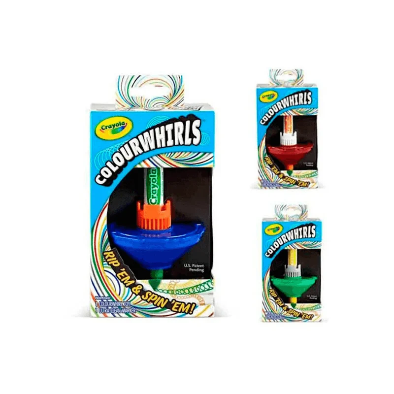 Colourwhirls - Las PintaPeonzas 6 colores surtidos - Crayola