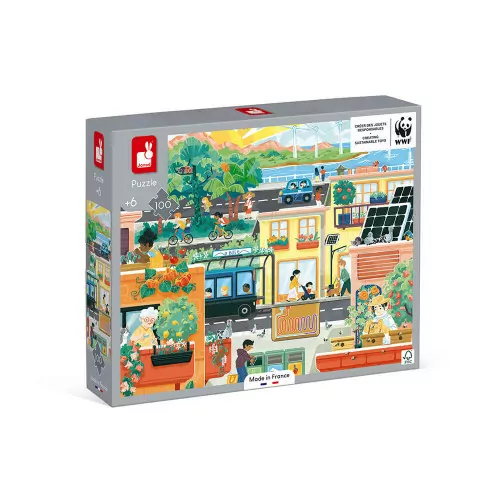 Puzzle Ciudad Verde - 100 pzs. - Janod